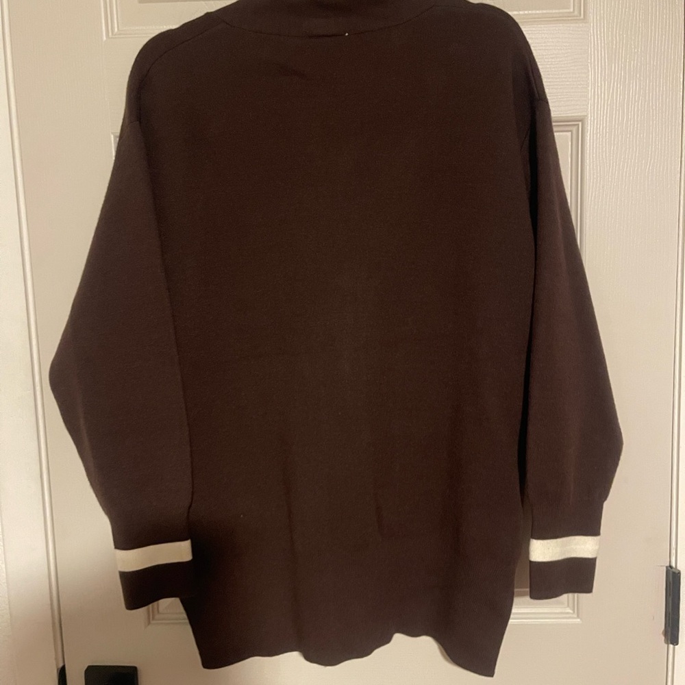 Varley Ravi Relaxed Longline Jacket Cardigan Coffee Bean Brown Size small - Picture 9 of 13